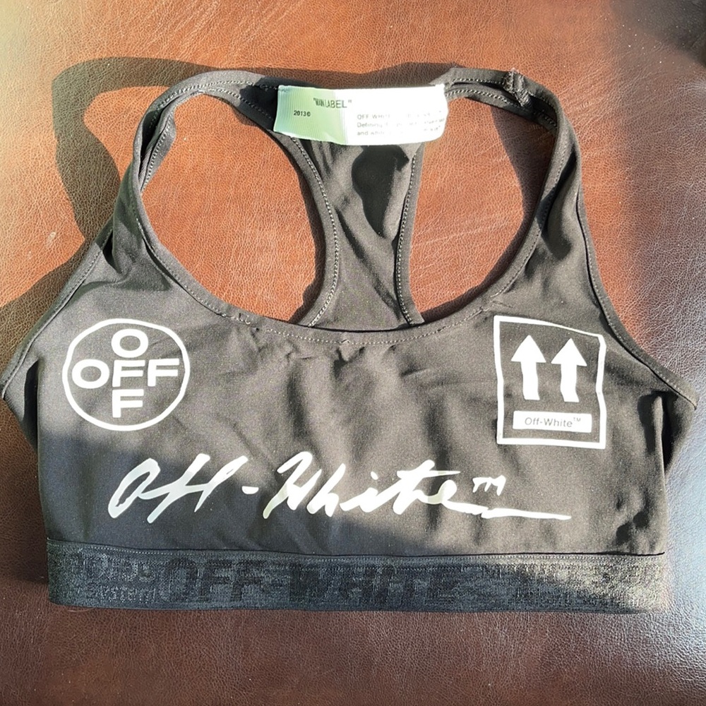 Off-White Basic Sports Bra - image 2